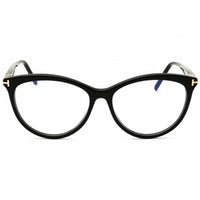 Tom Ford Women's Eyeglasses - Shiny Black Acetate Cat Eye Full Rim | FT5990-B 001 ,
