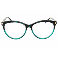 Tom Ford Women's Eyeglasses - Coloured Havana Acetate Cat Eye Full Rim | FT5990-B 055 ,