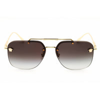 Versace Unisex Sunglasses - Gold Frame | Metal Aviator Rimless Frame | 0VE2296 100284 ,