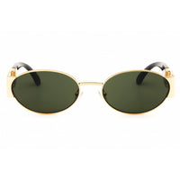 Versace Unisex Sunglasses - Shiny Gold Acetate Oval Full Rim Frame | 0VE2299 100271 ,