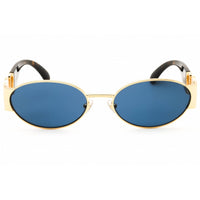 Versace Unisex Sunglasses - Gold Metal Oval Shape Full Rim Frame | 0VE2299 100280 ,