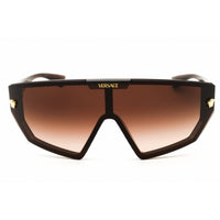 Versace Men's Sunglasses - Transparent Brown Shield Full Rim Frame | 0VE4461 533213 ,