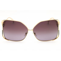 Versace Women's Sunglasses - Gold Metal Oversized Full Rim Frame | 0VE2288 10026X ,