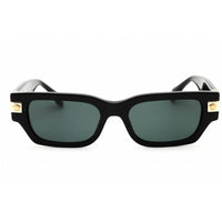 Versace Men's Sunglasses - Black Acetate Rectangular Full Rim Frame | 0VE4465 GB1/87 ,