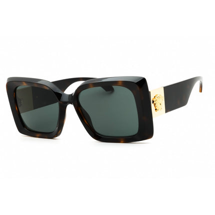 Versace Women's Sunglasses - Havana Acetate Oversized Full Rim Frame | 0VE4467U 108/87 ,