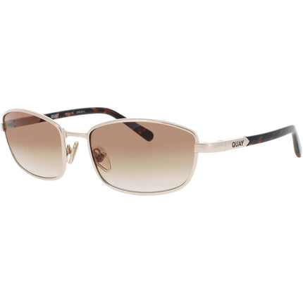 Quay Unisex Sunglasses - Gold/Tortoise Metal/Acetate Full Rim | TEXT ME GLD/SEP ,