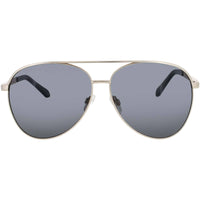 Quay Unisex Sunglasses - Gold Metal Aviator Shape Full Rim Frame | VIVIENNE GLD/SMK ,