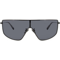 Quay Unisex Sunglasses - Gunmetal Metal Oversized Full Rim Frame | ENTOURAGE GNMTL/SMK ,