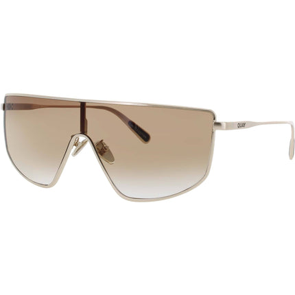 Quay Unisex Sunglasses - Brushed Gold Metal Oversized Full Rim | ENTOURAGE BGL/SEP ,
