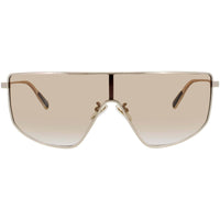 Quay Unisex Sunglasses - Brushed Gold Metal Oversized Full Rim | ENTOURAGE BGL/SEP ,