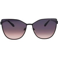 Quay Women's Sunglasses - Black Metal Cat Eye Full Rim Frame | IN PURSUIT BLK/BPLPK ,