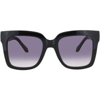 Quay Women's Sunglasses - Black Acetate Square Shape Full Rim Frame | ICY BLK/FADE ,