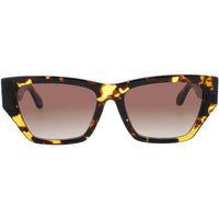 Quay Women's Sunglasses - Yellow Tortoise Acetate Cat Eye | NO APOLOGIES TRTYLW/BRN ,