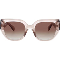 Quay Women's Sunglasses - Crystal Blush/Gold Acetate Cat Eye Frame | BUSY BUSY DOE/BRN ,