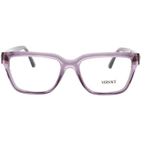 Versace Women's Eyeglasses - Violet Acetate Square Shape Full Rim Frame | 0VE3357 5464 ,