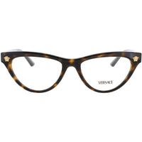 Versace Women's Eyeglasses - Havana Acetate Cat Eye Full Rim Frame | 0VE3364U 108 ,
