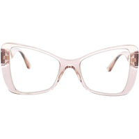 Versace Women's Eyeglasses - Transparent Pink Acetate Butterfly Frame | 0VE3312 5339 ,