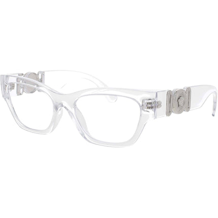 Versace Women's Eyeglasses - Crystal Acetate Cat Eye Full Rim Frame | 0VE3367U 148 ,