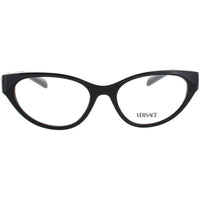 Versace Women's Eyeglasses - Black Acetate Cat Eye Full Rim Frame, 52mm | 0VE3372U GB1 ,
