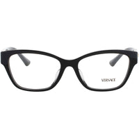 Versace Women's Eyeglasses - Black Acetate Cat Eye Shape Full Rim Frame | 0VE3344F GB1 ,