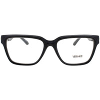 Versace Women's Eyeglasses - Black Acetate Square Shape Full Rim Frame | 0VE3357 GB1 ,