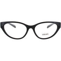 Versace Women's Eyeglasses - Black Acetate Cat Eye Full Rim Frame, 54mm | 0VE3372U GB1 ,