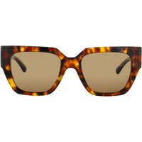 Versace Women's Sunglasses - Havana Acetate Square Shape Full Rim Frame | 0VE4409 5119 ,