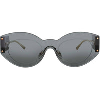 Versace Women's Sunglasses - Gold Metal Round Shape Rimless Frame | 0VE2276 100287 ,