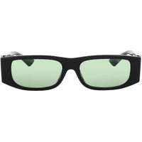 Versace Women's Sunglasses - Black/Silver Acetate Full Rim Frame | 0VE4476U GB1/2 ,