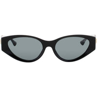 Versace Women's Sunglasses - Black/Gold Acetate Cat Eye Full Rim Frame | 0VE4454 GB1 ,