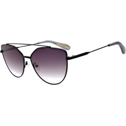 BCBG Max Azria Women's Sunglasses - Matte Black Full Rim Pilot Frame | BA4021-002 ,