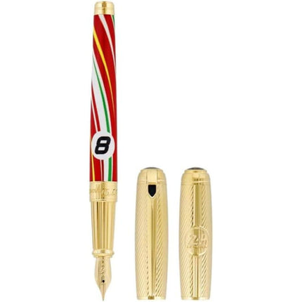 S.T. Dupont Multifunction Pen - Line D 24H Le Mans Red Lacquer, Medium Nib | 410007L ,