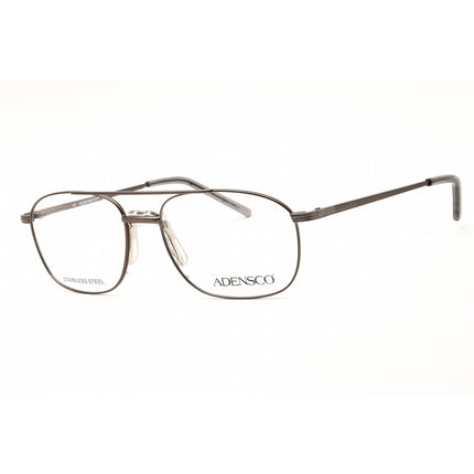 Adensco Men's Eyeglasses - Grey Metal Oval Shape Full Rim Frame | Mark 02A7 00 ,