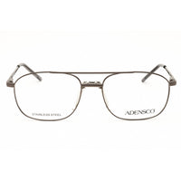 Adensco Men's Eyeglasses - Grey Metal Oval Shape Full Rim Frame | Mark 02A7 00 ,