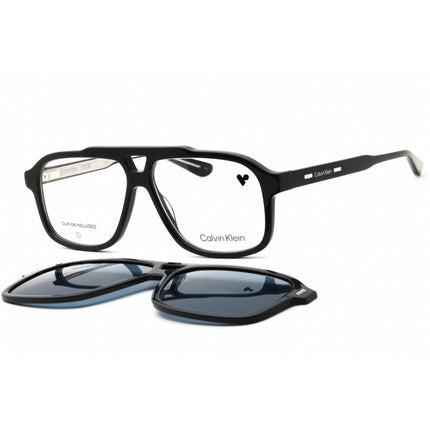 Calvin Klein Men's Sunglasses - Dark Grey Acetate Full Rim Frame | CK24549MAG-SET 021 ,