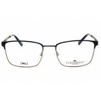 Chesterfield Men's Eyeglasses - Blue Metal Rectangular Full Rim | CH 129XL 0KU0 00 ,