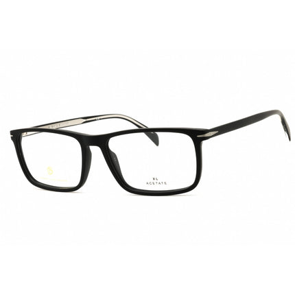 David Beckham Men's Eyeglasses - Matte Black Plastic Full Rim Frame | DB 1019 0003 00 ,