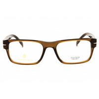 David Beckham Men's Eyeglasses - Brown Acetate Rectangular Frame | DB 1170/F 009Q 00 ,