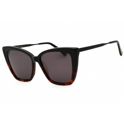 DIFF Eyewear Women's Sunglasses - Black/Tortoise Acetate Cat Eye Frame | SDFBCK2 0BTO ,
