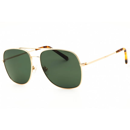 DIFF Eyewear Men's Sunglasses - Gold Metal Rectangular Full Rim Frame | SDFBRKL GOLP ,
