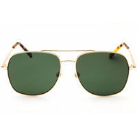 DIFF Eyewear Men's Sunglasses - Gold Metal Rectangular Full Rim Frame | SDFBRKL GOLP ,