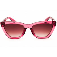 DIFF Eyewear Women's Sunglasses - Crystal Pink Acetate Cat Eye Full Rim | SDFCAMI 0MPC ,