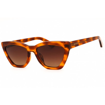 DIFF Eyewear Women's Sunglasses - Andes Tortoise Acetate Cat Eye | SDFCAMI 55ATRP ,
