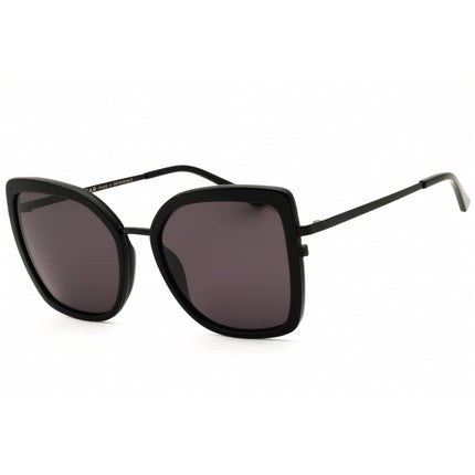 DIFF Eyewear Women's Sunglasses - Black Metal Cat Eye Full Rim Frame | SDFCLRS 0BLA ,