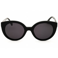 DIFF Eyewear Women's Sunglasses - Black Acetate Round Full Rim Frame | SDFEMMY 0BLA ,