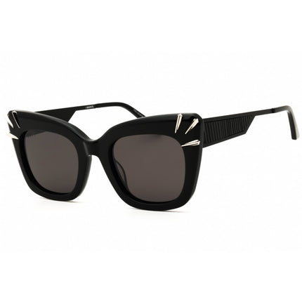 DIFF Eyewear Women's Sunglasses - Black/Grey Acetate Cat Eye Full Rim | SDFPNTH 9P7X ,