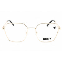 DKNY Women's Eyeglasses - Gold Metal Rectangular Shape Full Rim Frame | DK1033N 717 ,