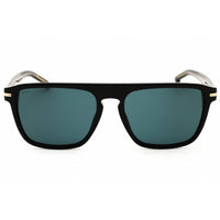Hugo Boss Men's Sunglasses - Black Plastic Rectangular Full Rim Frame | 1599/S 0807 KU ,