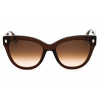 Just Cavalli Women's Sunglasses - Transparent Brown Acetate Cat Eye | SJC043 0AAK ,