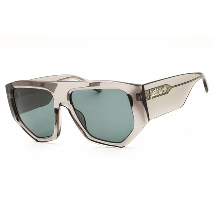 Just Cavalli Unisex Sunglasses - Transparent Grey Acetate Full Rim Frame | SJC097 0819 ,